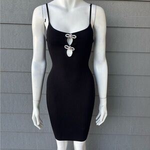 Hera Collection Black Dress with Silver Accents